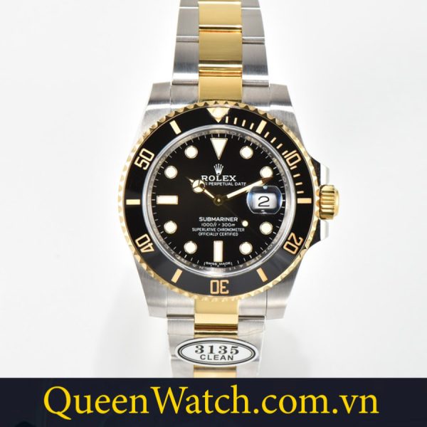 dong ho rolex nam rep 1 1 bst submariner clean factory vo demi mat den 41mm 8