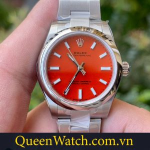 gia dong ho rolex nhai bst oyster perpetual ew factory vo thep mat so cam 41mm 6