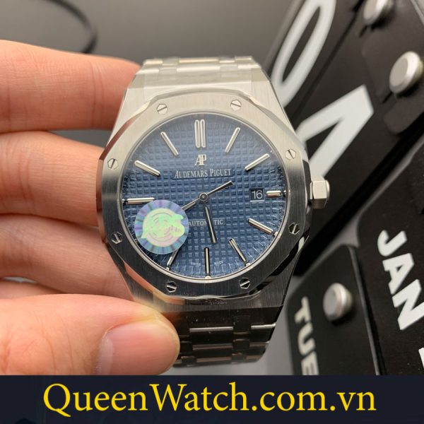 dong ho audemars piguet 11 royal oak aps factory vo thep mat so xanh 41mm5