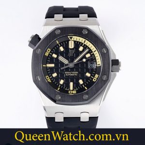 dong ho audemars piguet replica uk offshore aps factory mat so den vo thep day cao su den 42mm 6