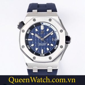 dong ho audemars piguet sieu cap offshore aps factory mat so xanh vo thep day cao su xanh 42mm 5