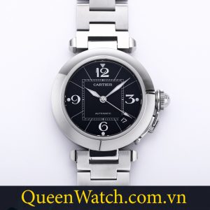 dong ho cartier fake 11 pasha cartier bv factory vo thep mat so den 41mm 4