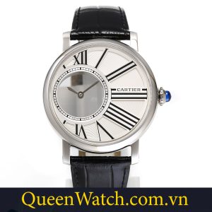 dong ho cartier fake bst rotonde de cartier vo thep mat so trang 425mm 1