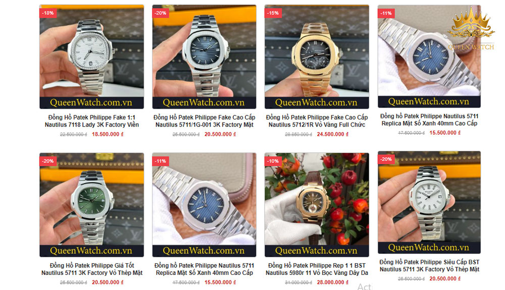 đồng hồ Patek Philippe Nautilus Rep 1 1 đồng hồ Patek Philippe Nautilus Rep 1 1
