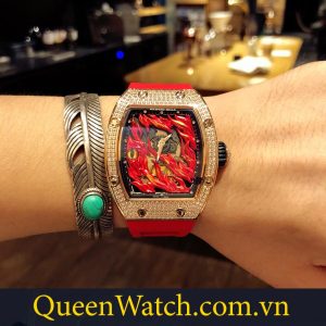 dong ho richard mille fake loai 1 gia re rm26 02 vo dinh full kim cuong mat so do 5