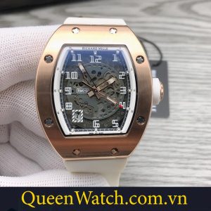 dong ho richard mille sieu cap rm 010 11 rose gold white rubber straps 4