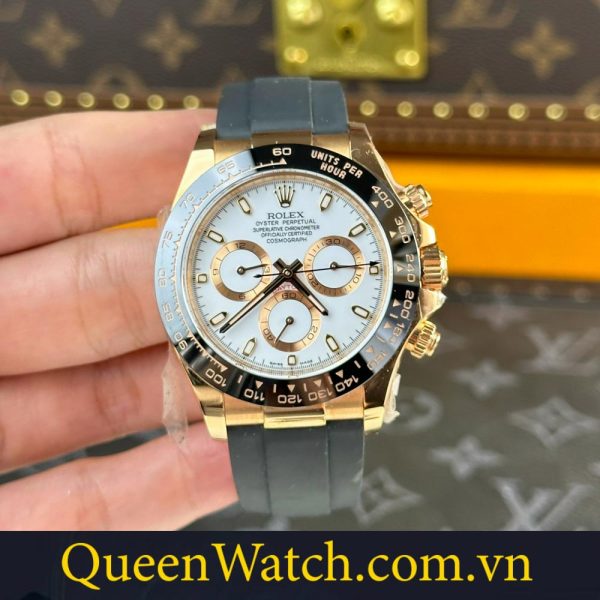 dong ho rolex daytona super fake mat so trang clean factory 40mm (10)